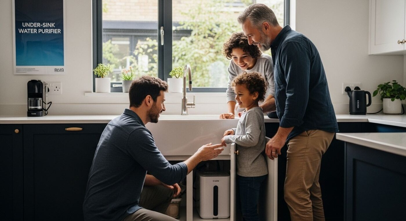under-sink water purifier home