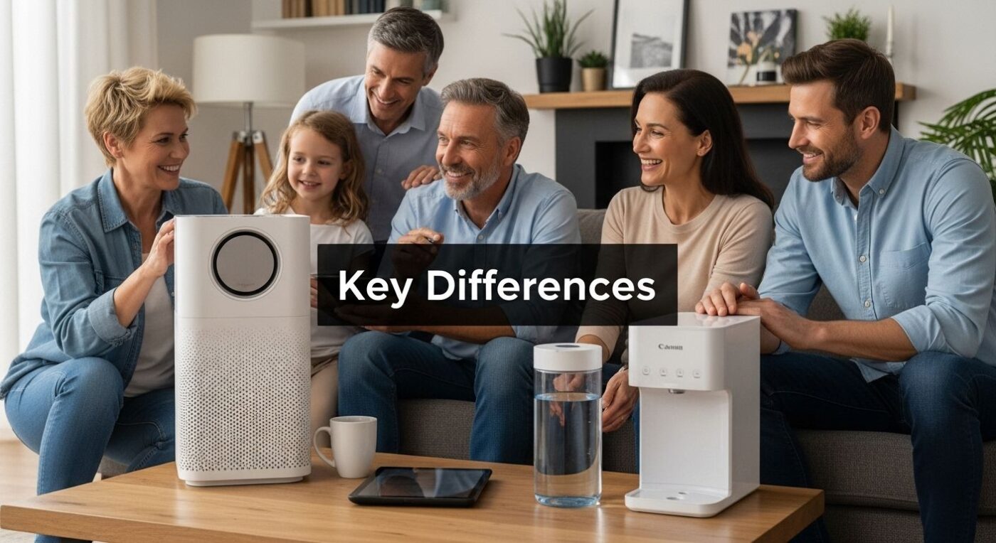 air water purifiers differences