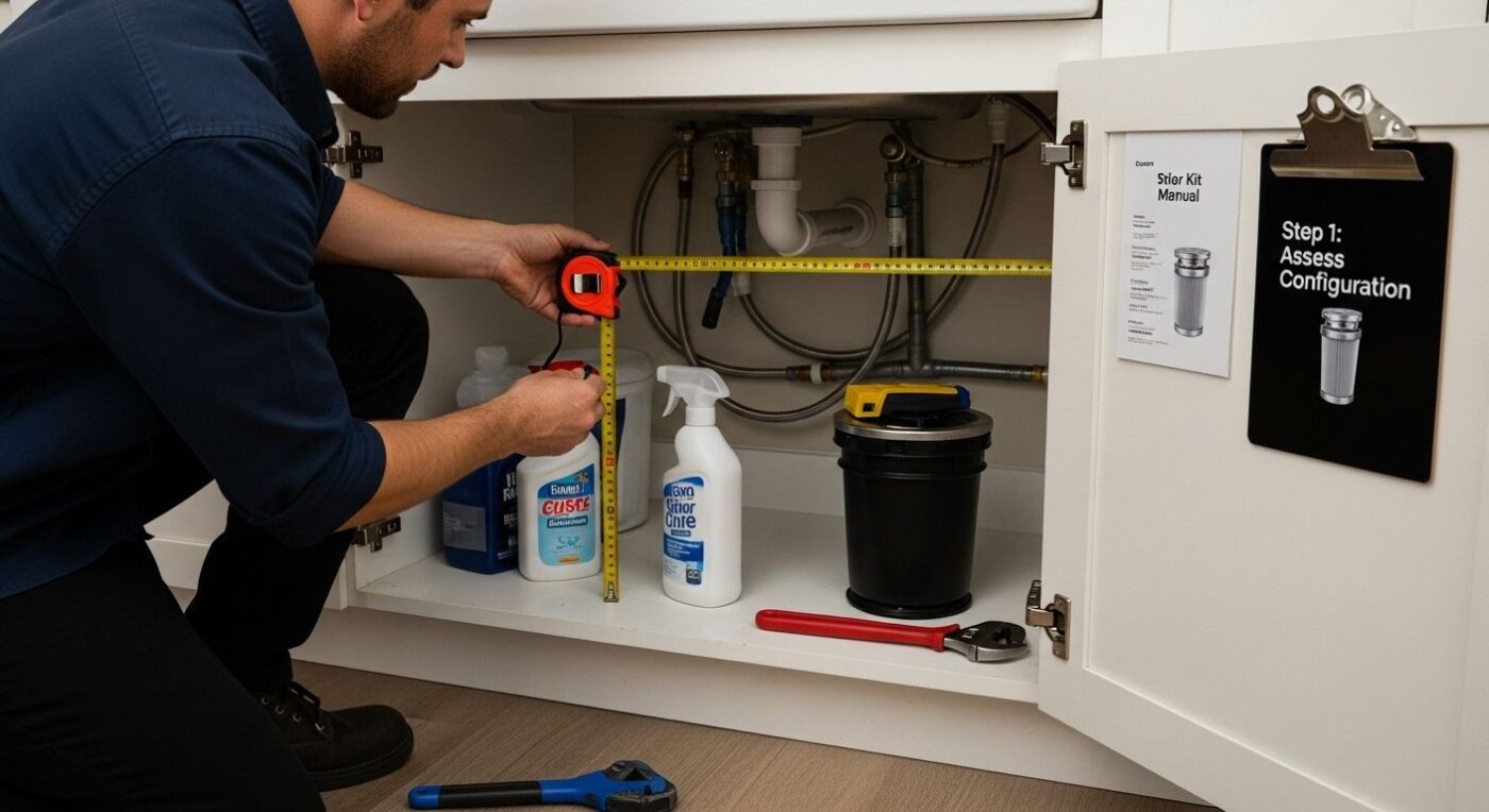 under sink filter installation