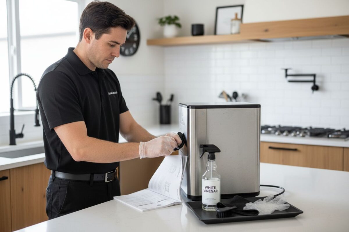 professional water purifier cleaning