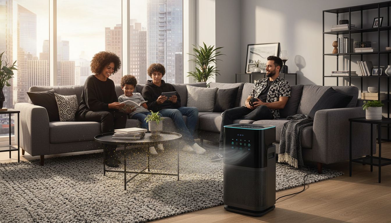 air purifier living room