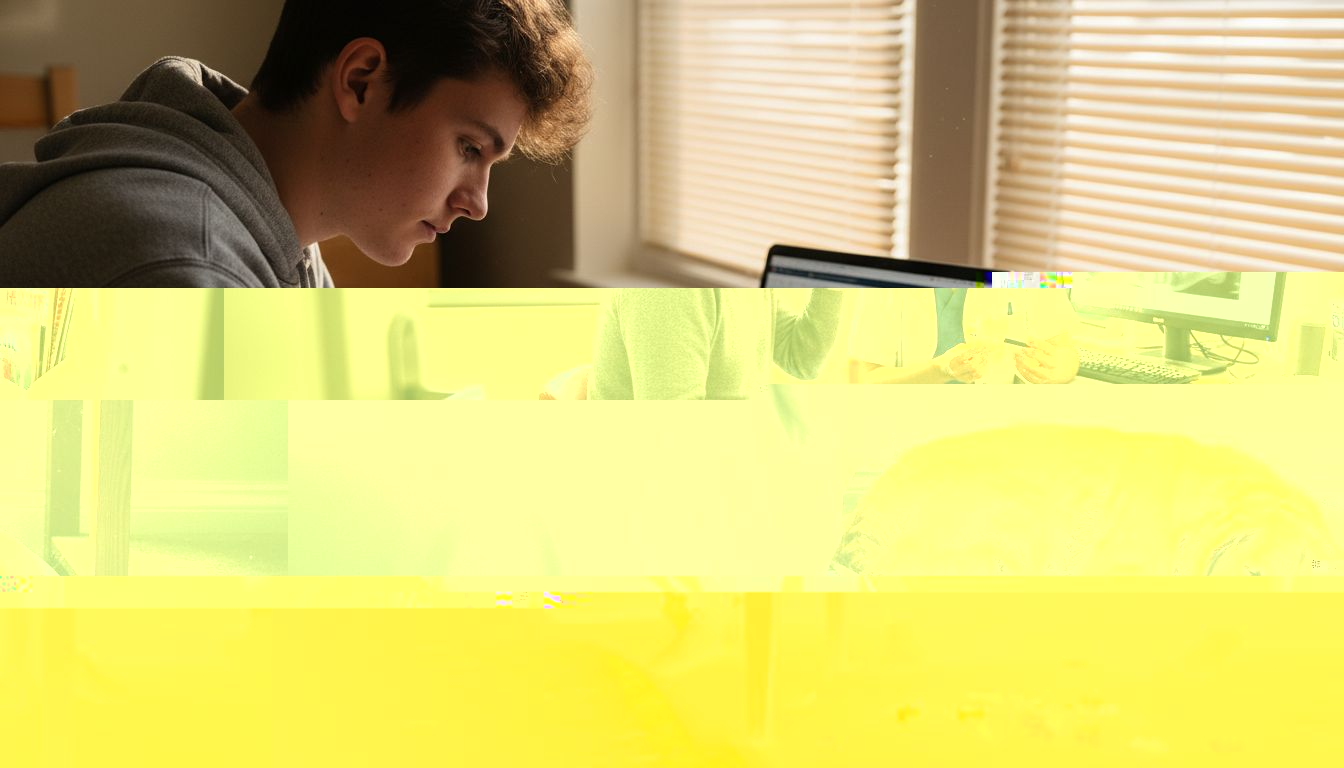 Family in living room with airborne allergens